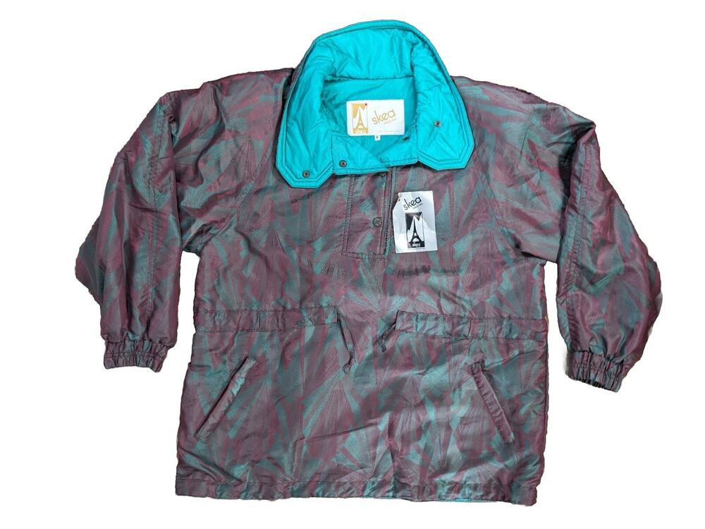Skea Iridescent Shimmer Ski Coat Womens Size 8 Glace Crystal Jacket Paris/Vail